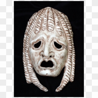 Greek Tragedy Mask - Ancient Greek Tragedy Mask Clipart