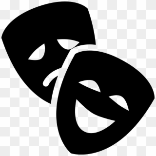 Theatre Clipart Mask Icon Pencil And In Color Theatre - Png Download