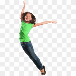 Png For Free - Happy Girl Jumping Png Clipart