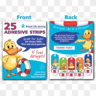 25 Duck Plaster Adhesive Strips Clipart