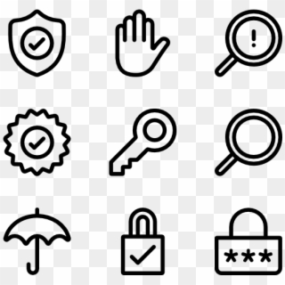 View Individual Icons Of Password - Hand Drawn Icon Png Clipart