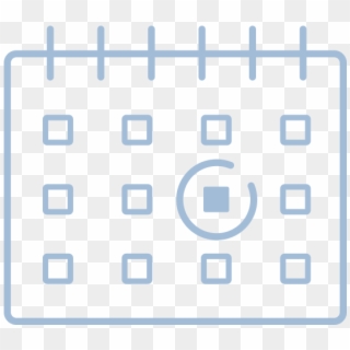 White Schedule Icon Graphic - Parallel Clipart