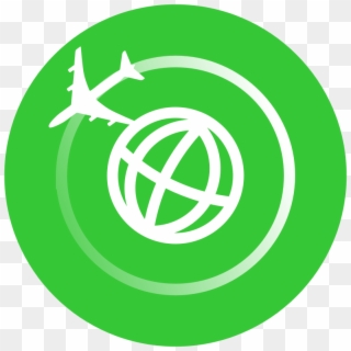Air Travel Icon - Travel Icon Png Round Clipart