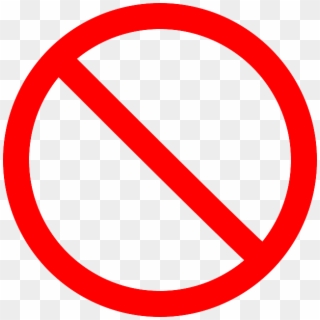Red, Cancel, Delete, No, Forbidden, Prohibited - Stop Sign Png Clipart