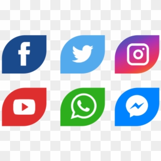 Icono Facebook Png - Facebook Twitter Whatsapp Logo Png Clipart