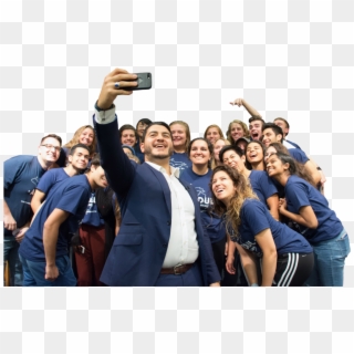 Intern Selfie Outline , Png Download - Social Group Clipart