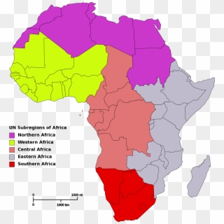 Un Subregions Of Africa - Cape Region Of Africa Clipart