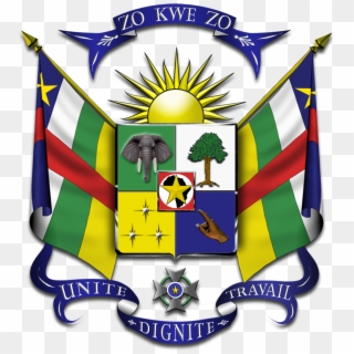 Central Africa Coat Of Arms Clipart