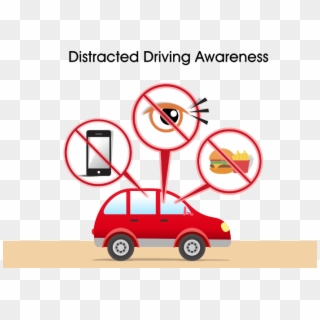 Driving Png - Distracted Driving Png Clipart