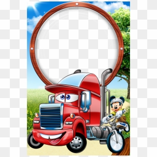 Frames Png Disney - Truck Driver Cartoon Clipart