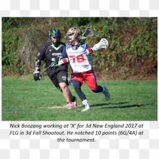 3d Nick Boozang - Field Lacrosse Clipart