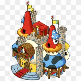 King Smurf Castle Level - King Smurf Castle Clipart