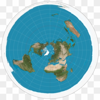 Post - Map Of Flat World Clipart