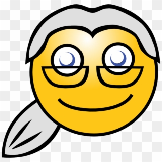 Original Png Clip Art File Smiley Lawyer Svg Images - Smiley Face Old Woman Transparent Png