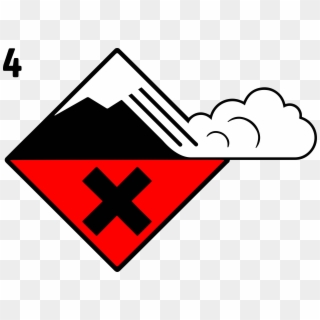 Avalanche High Danger Level Clipart