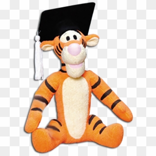 Graduation Tigger Stuffed Animal Graduate Winnie The - Graduation Tiger Plush Clipart