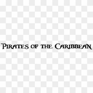 Pirate Of Caribbean Font Clipart