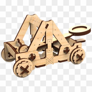 Catapult - Wooden Block Clipart