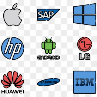 Technology Logos Clipart