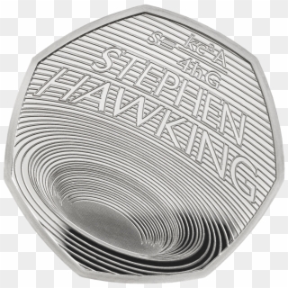 Royal Mint - Stephen Hawking 50 Pence Coin Clipart