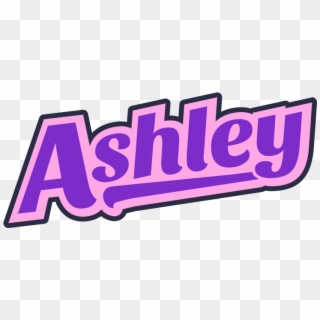Ashley Retro Name Sign Png - Graphic Design Clipart