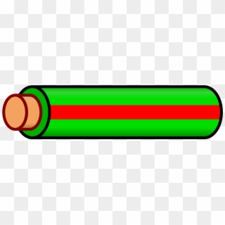 Wire Green Red Stripe Clipart