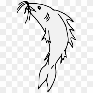 Catfish Haurient Embowed Clipart