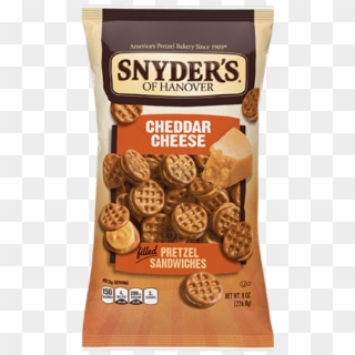 Free Png Snyder's Cheddar Cheese Pretzel Sandwiches - Snyder's Cheddar Cheese Pretzel Sandwiches Clipart