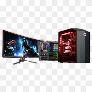Powered By Asus - Gaming Computer Png Clipart