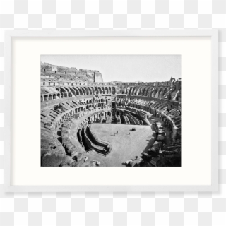View Of The Inside The Colosseum - Il Colosseo Clipart