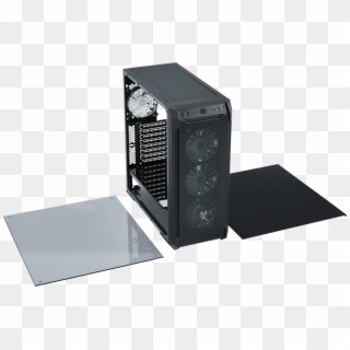 Both M - Pc Case No Side Panel Clipart