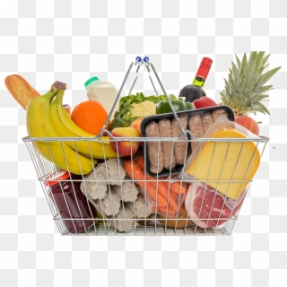 Grocery Png Transparent - Supermarket Shopping Basket Clipart