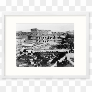 View On The Roman Forum And The Colosseum - Picture Frame Clipart