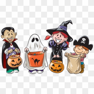 Trick Or Treat Png Image Transparent - Clipart Trick Or Treaters