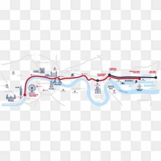See The 2018 Route - London Triathlon Route 2018 Clipart
