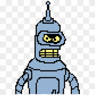 Bender - Bender Pixel Art Clipart
