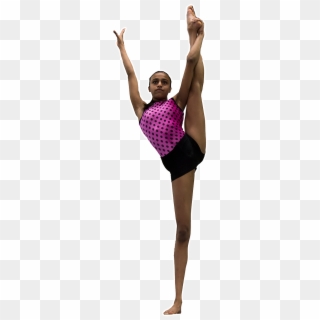 Gymnast Holding Balance - Gymnast Clipart