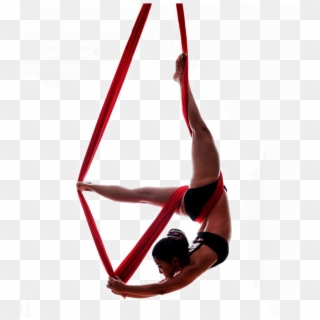 Aerial Yoga Pose Png Clipart Background - Aerial Yoga Png Transparent Png