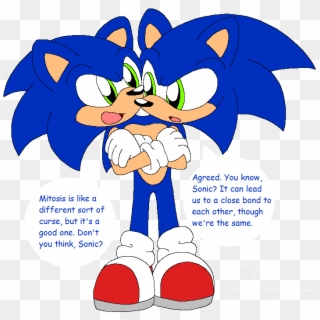 Two-headed Sonic - Cartoon Clipart