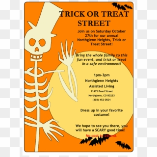 Event Navigation - School Halloween Party Invitation Clipart