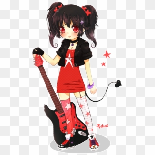 Msyugioh123 Images Guitar Anime Girl Hd Wallpaper And - Anime Little Girl With Guitar Clipart