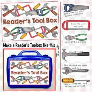 Toolbox Clipart Reading - Reading Strategy Toolbox - Png Download