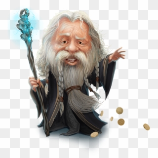 Gandalf Png - Casino Heroes Png Clipart