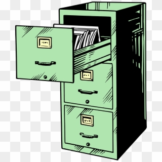 Cabinet Vector Filing - Filing Cabinet Clipart - Png Download