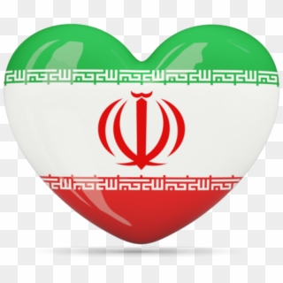 Illustration Of Flag Of Iran - Iran Flag Heart Clipart