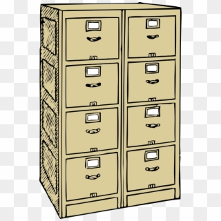 Folder Clipart Cabinet - File Cabinet Clip Art - Png Download