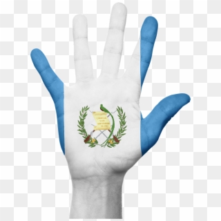 Guatemala, Flag, Hand, National, Fingers, Patriotic - De Bandera De Guatemala Full Hd Clipart