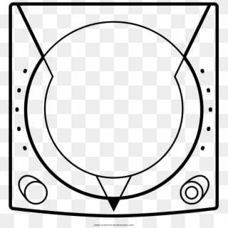 Dreamcast Coloring Page - Circle Clipart