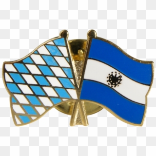 El Salvador Friendship Flag Pin, Badge - Bayern Österreich Flagge Clipart