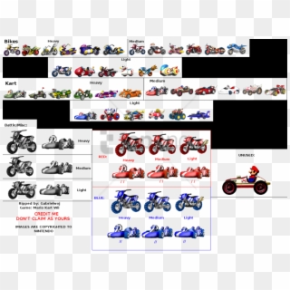 Free Png Download Kart Wii Karts And Bikes Png Images - Kart Wii Karts And Bikes Clipart